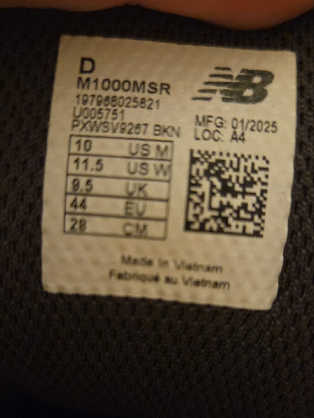 Red NEW BALANCE 1000 MSR ...RARE!! - Picture 4 of 11